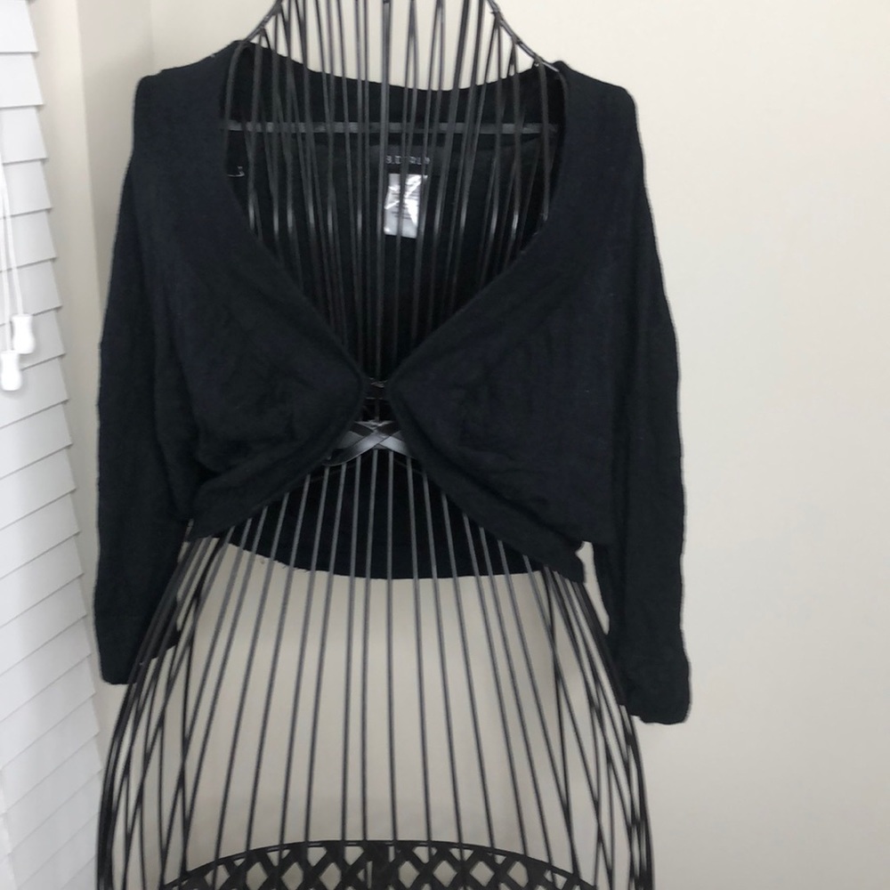3/4 Black Cardigan